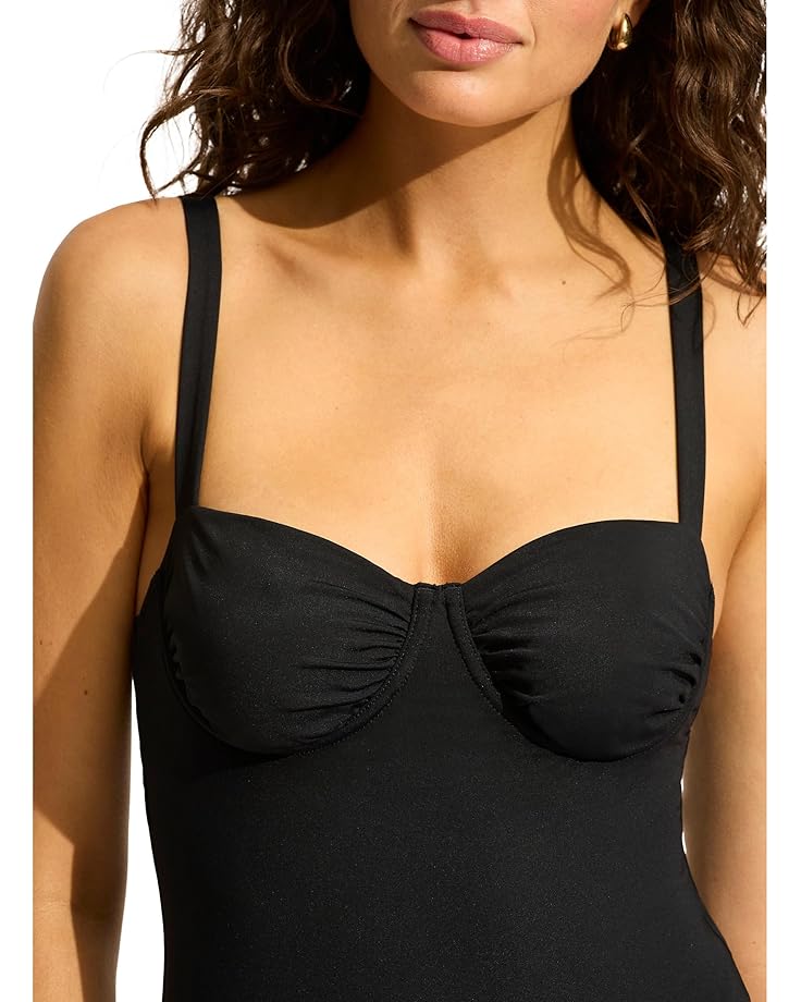 Seafolly Eco Collective Ruched Underwire One-Piece Women's