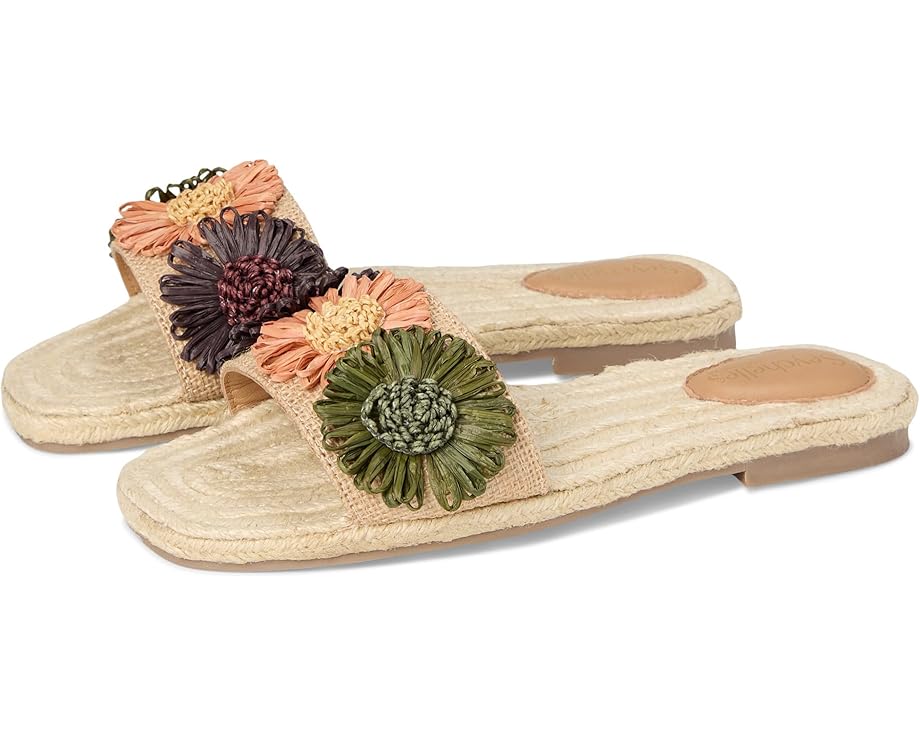 6pm Seychelles Botanical Gardens Flowers Slide Sandal Women's