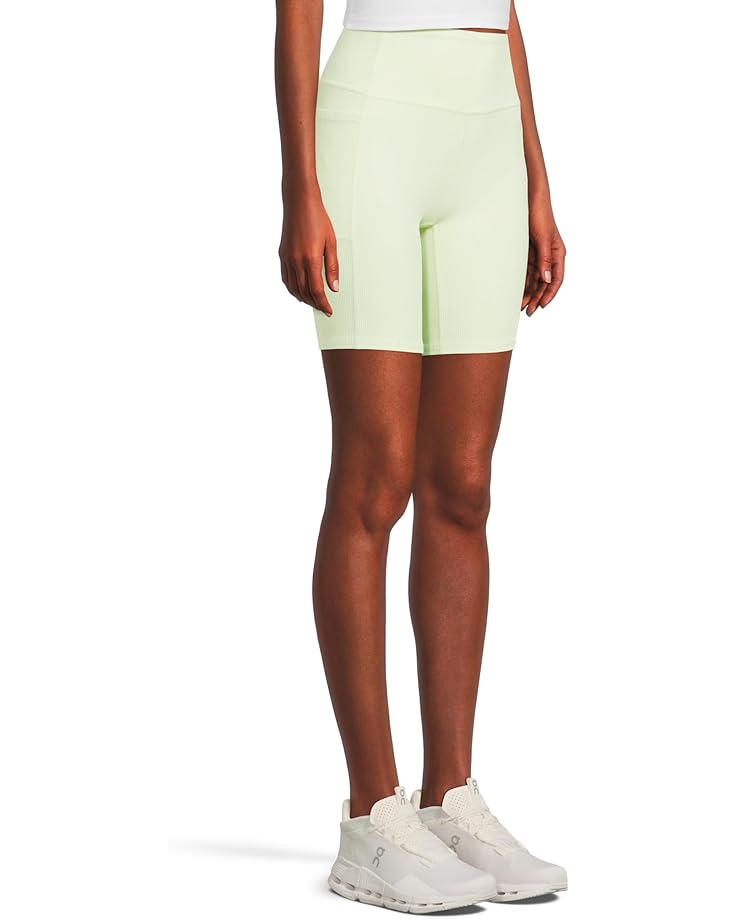 SKECHERS Go Walk Ribbed High Waist 8 Inch Bike Shorts Women's