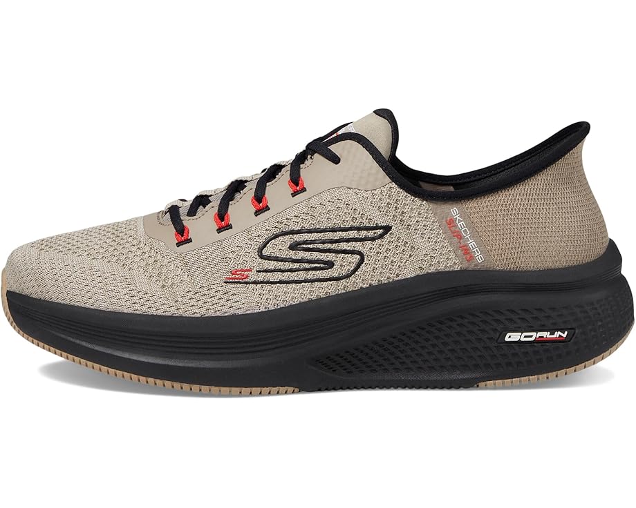 SKECHERS Hands Free Slip-ins: Go Run Elevate 2.0 Steady Motion Men's Taupe/Black