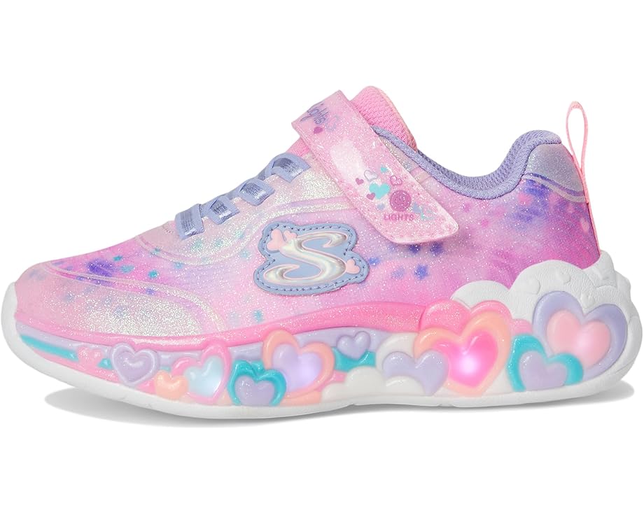 6pm SKECHERS KIDS Eternal Heart Lights 302696L (Little Kid/Big Kid)