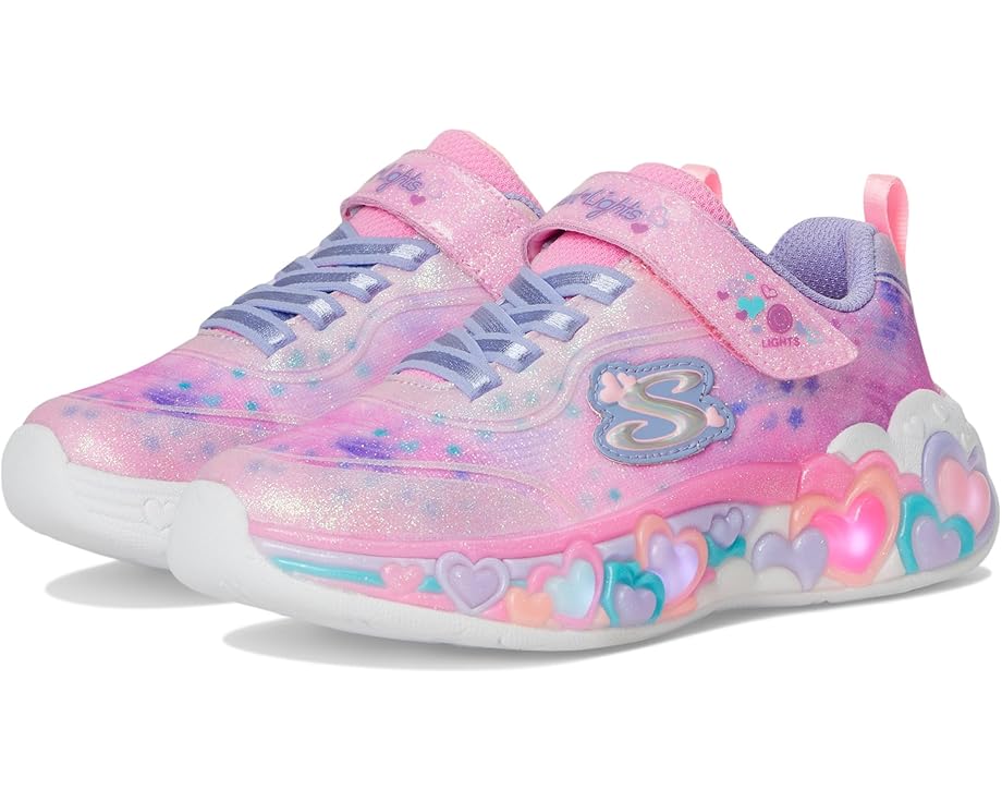6pm SKECHERS KIDS Eternal Heart Lights 302696L (Little Kid/Big Kid)