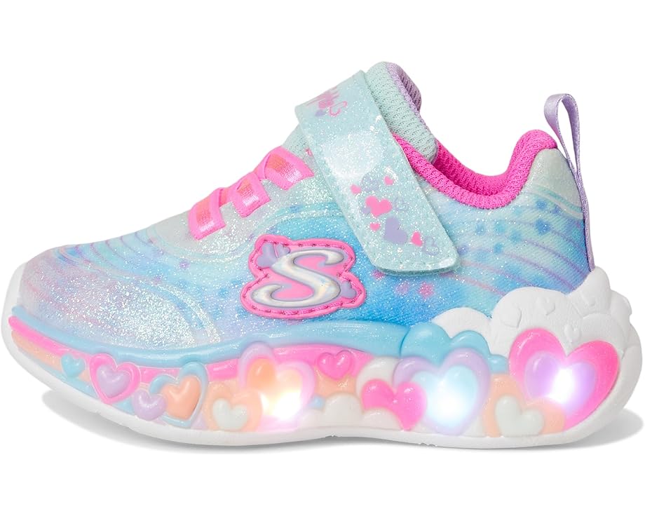 6pm SKECHERS KIDS Eternal Heart Lights 302696N (Toddler)