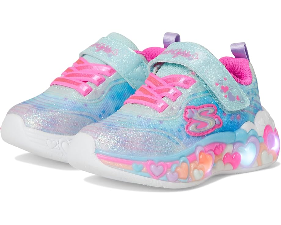 6pm SKECHERS KIDS Eternal Heart Lights 302696N (Toddler)