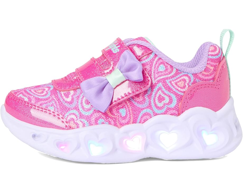 6pm SKECHERS KIDS Heart Lights - Boogie Land 303258N (Toddler)