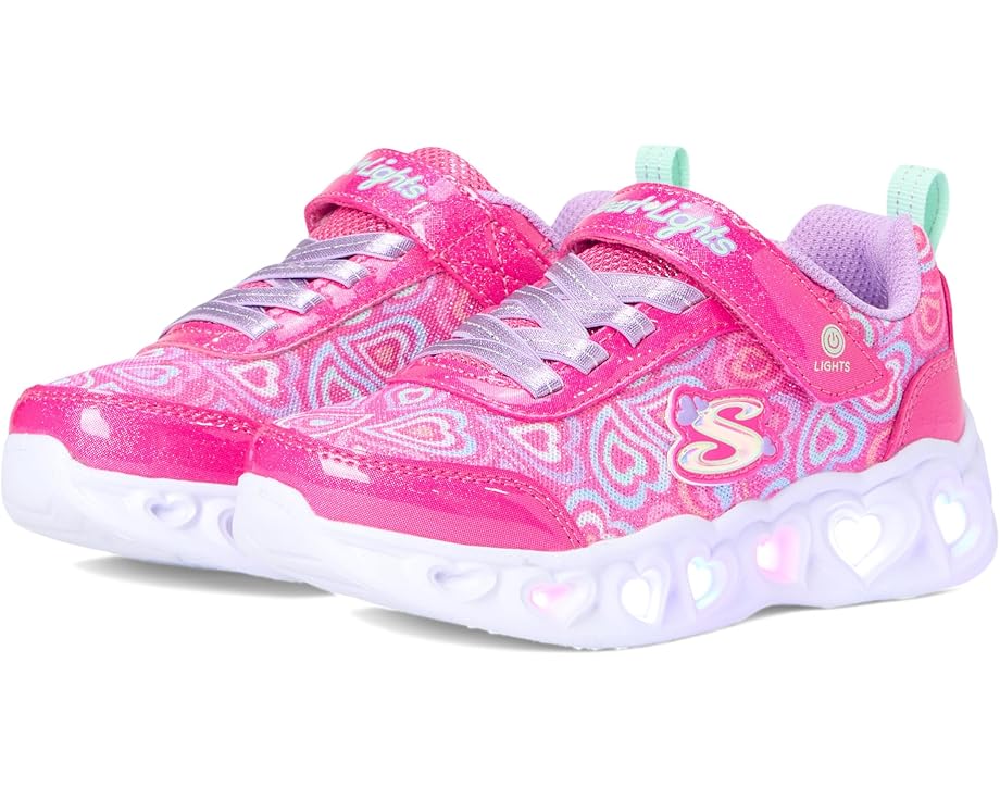 6pm SKECHERS KIDS Heart Lights - Boogie Love 303257L (Little Kid/Big Kid)