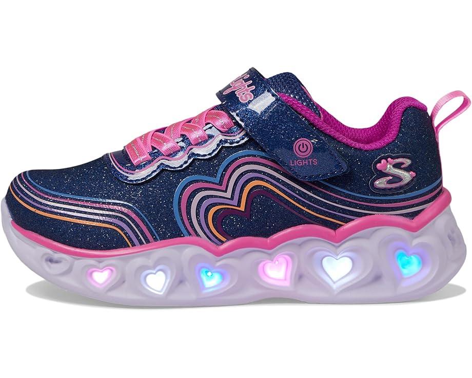 SKECHERS KIDS Heart Lights - Retro Hearts 302689L (Little Kid/Big Kid)
