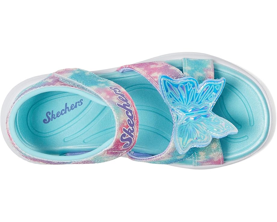 6pm SKECHERS KIDS Jumpsters Sandal - Butterfly Brites 303109L (Little Kid/Big Kid)