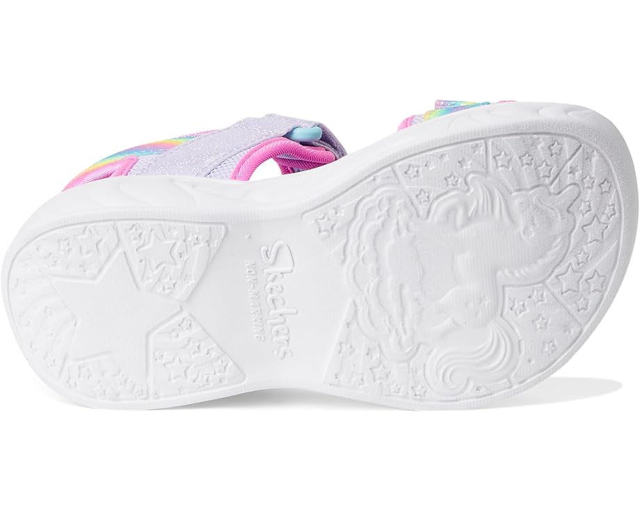 6pm SKECHERS KIDS Unicorn Dreams Sandal - Dreamy Unicorns 303107L (Little Kid/Big Kid)