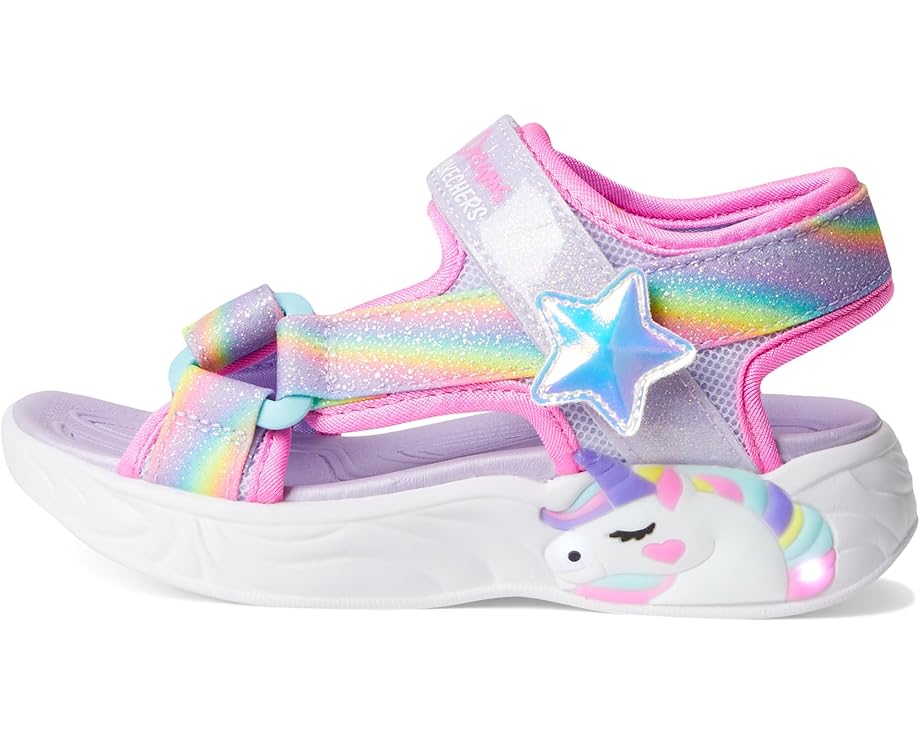 6pm SKECHERS KIDS Unicorn Dreams Sandal - Dreamy Unicorns 303107L (Little Kid/Big Kid)