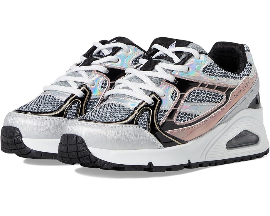 6pm SKECHERS KIDS Uno Gen1-Platinum Flash 310328L (Little Kid/Big Kid)