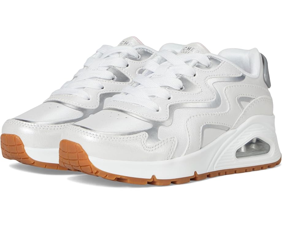 6pm SKECHERS KIDS Uno Generation 1 - Wavy Shimmer 310322L (Little Kid/Big Kid)