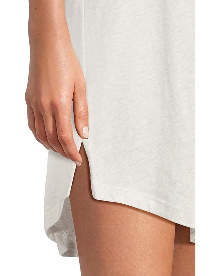Skin Organic Pima Cotton Carissa Sleepshirt Women's Light Heather Grey