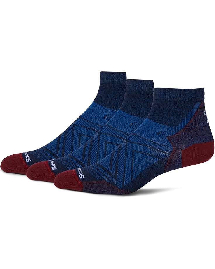 Smartwool Run Zero Cushion Ankle Socks 3-Pack Men's
