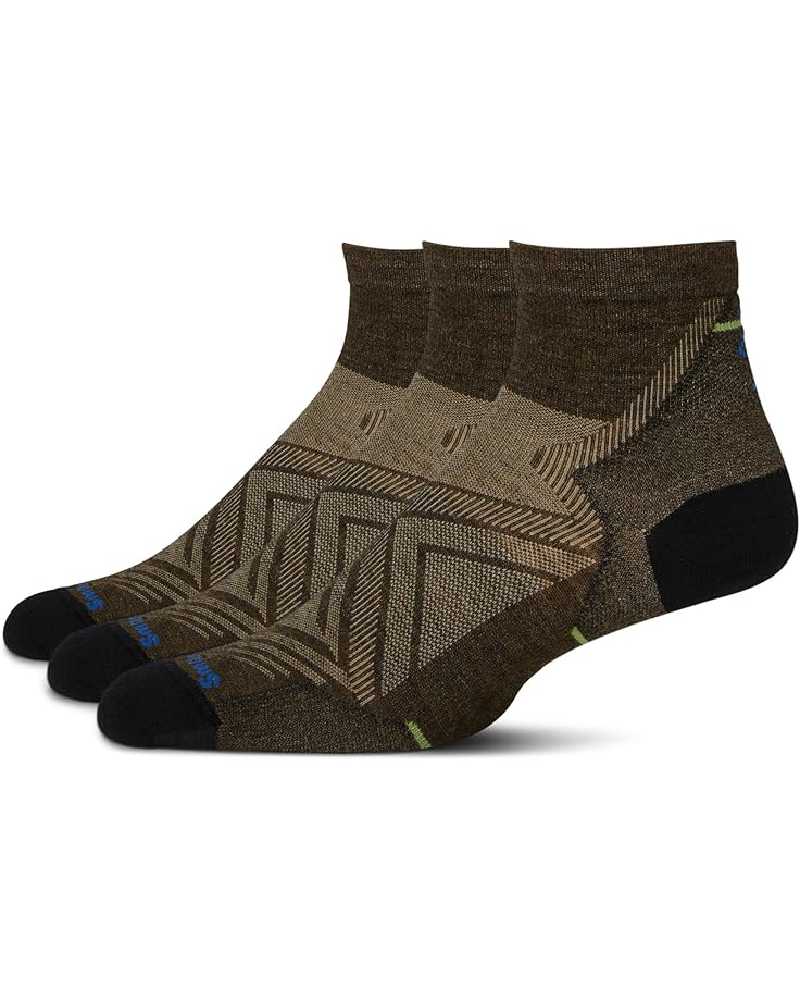 Smartwool Run Zero Cushion Ankle Socks 3-Pack Men's