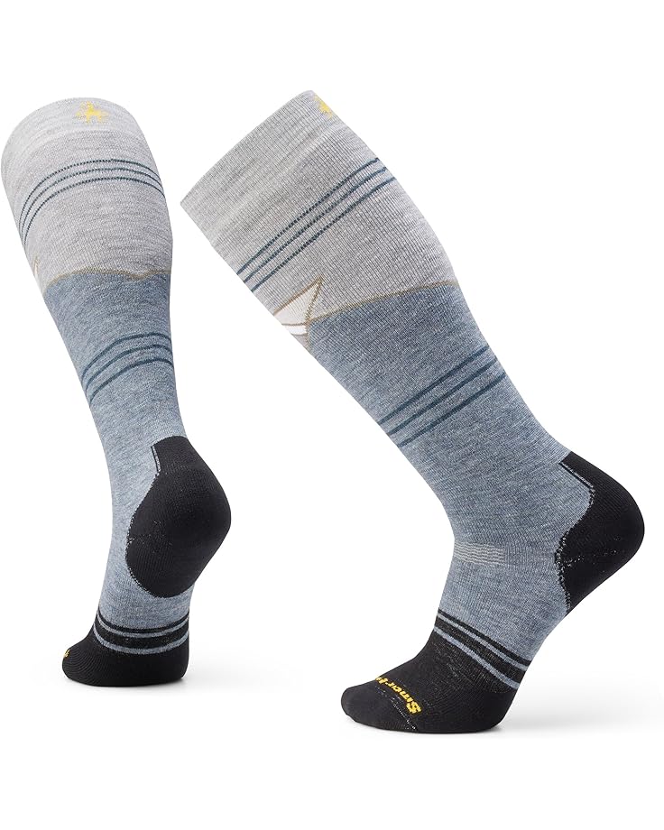Smartwool Snowboard Full Cushion Mountain Geo Pattern Over the Calf Men's