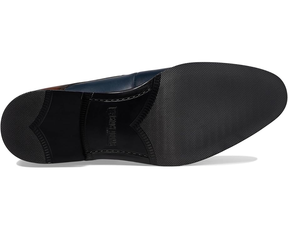 Stacy Adams Raythorne Cap Toe Double Monk Men's Navy/Brown