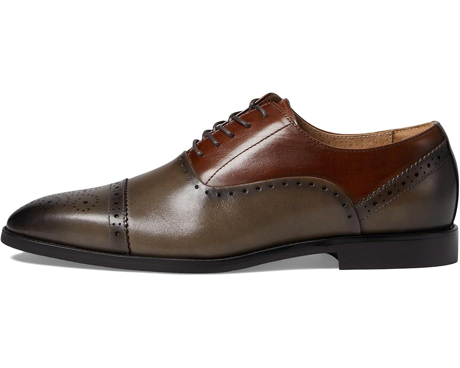 Stacy Adams Reynolds Cap Toe Lace-Up Men's Gray Multi