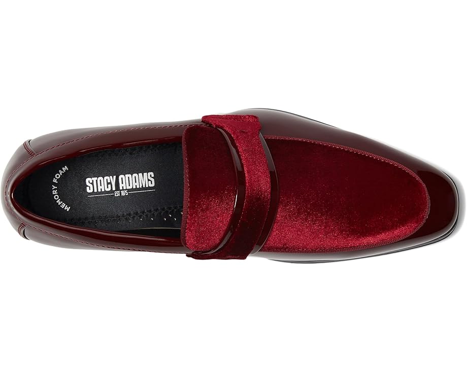 Stacy Adams Spratley Saddle Slip-On Men's Burgundy