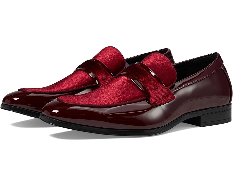 Stacy Adams Spratley Saddle Slip-On Men's Burgundy