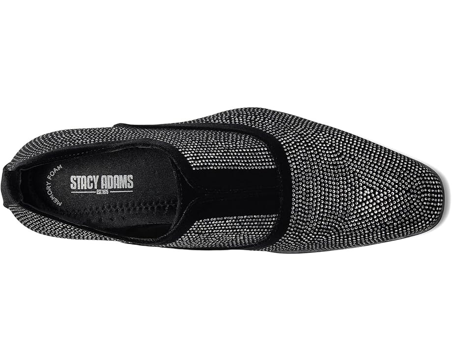 Stacy Adams Starleigh Rhinestone Slip-On Men's Black/Silver