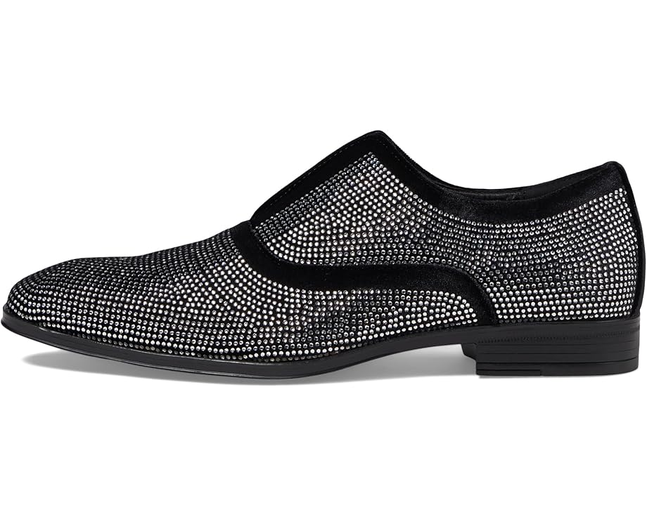 Stacy Adams Starleigh Rhinestone Slip-On Men's Black/Silver