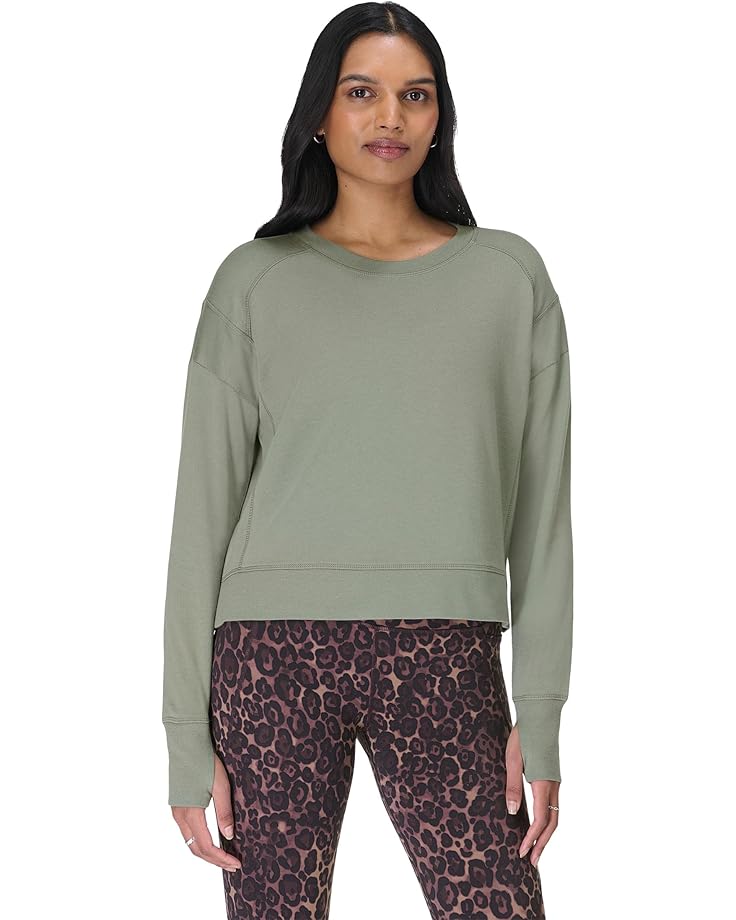 6pm Sweaty Betty After Class Crop Sweatshirt Women's