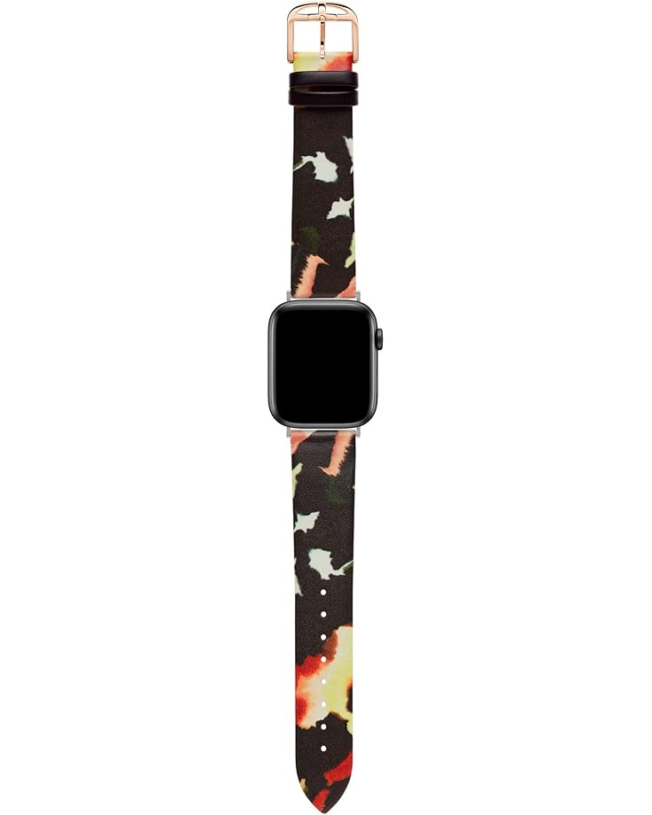 6pm Ted Baker Floral Print Leather Smartwatch Band Compatible With Apple Watch Strap 38mm 40mm
