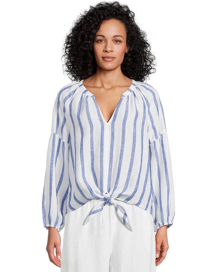 Tommy Bahama Coastlina Long Sleeve Tie Front Top Women's