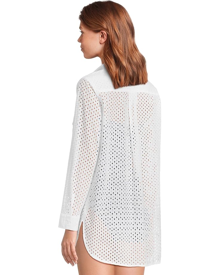6pm Tommy Bahama Eyelet Cove Boyfriend Shirt Women's