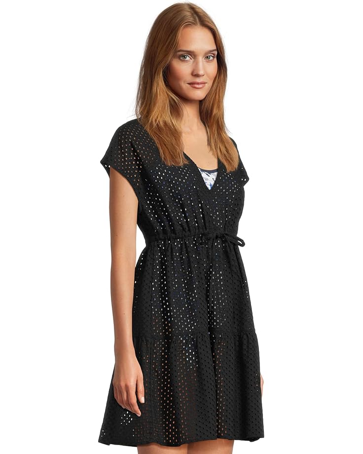 6pm Tommy Bahama Eyelet Cove Vneck Short Dress Women's