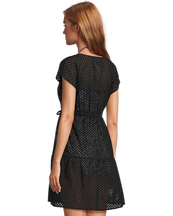 6pm Tommy Bahama Eyelet Cove Vneck Short Dress Women's