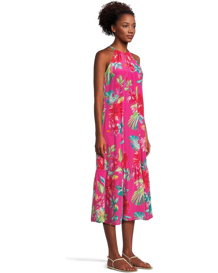 Tommy Bahama Fiesta Floral Dress Women's Pink Maui
