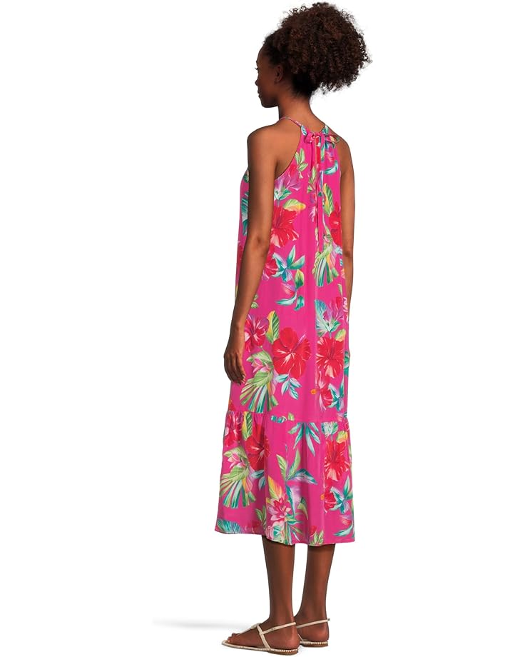 Tommy Bahama Fiesta Floral Dress Women's Pink Maui