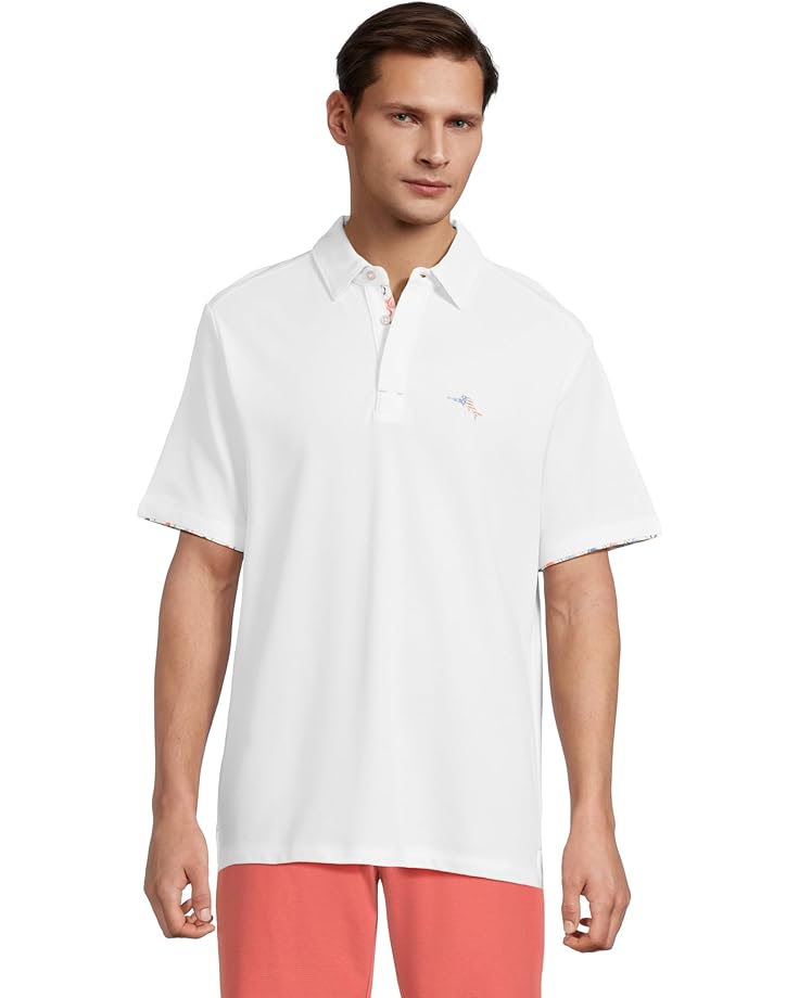 Tommy Bahama Flamingo Mingle Five O'Clock Polo Men's
