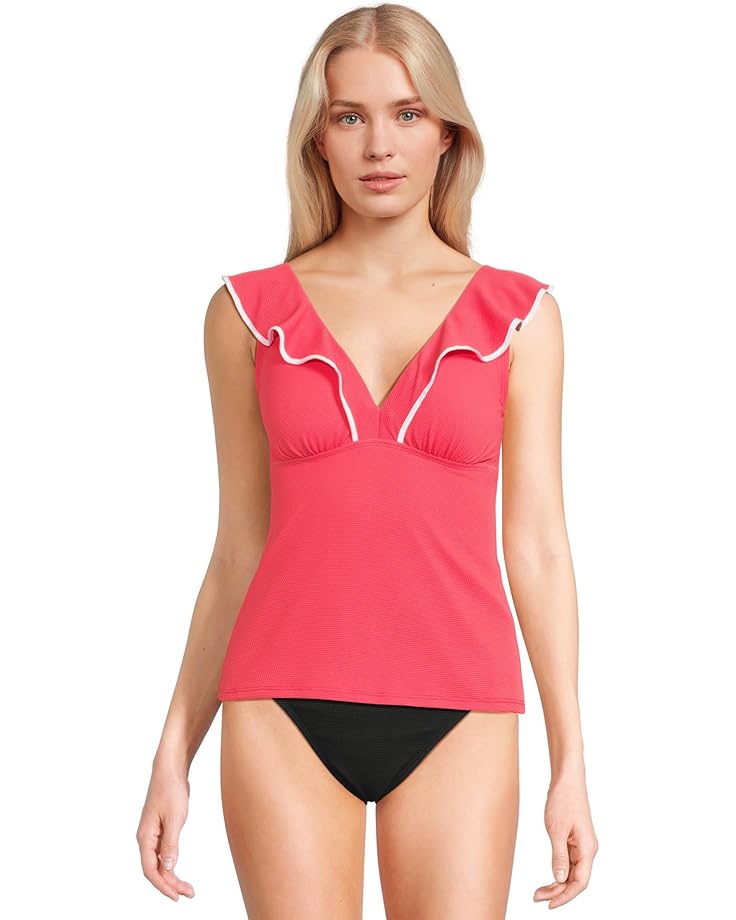 6pm Tommy Bahama Island Cays Cabana Ruffle Tankini Women's