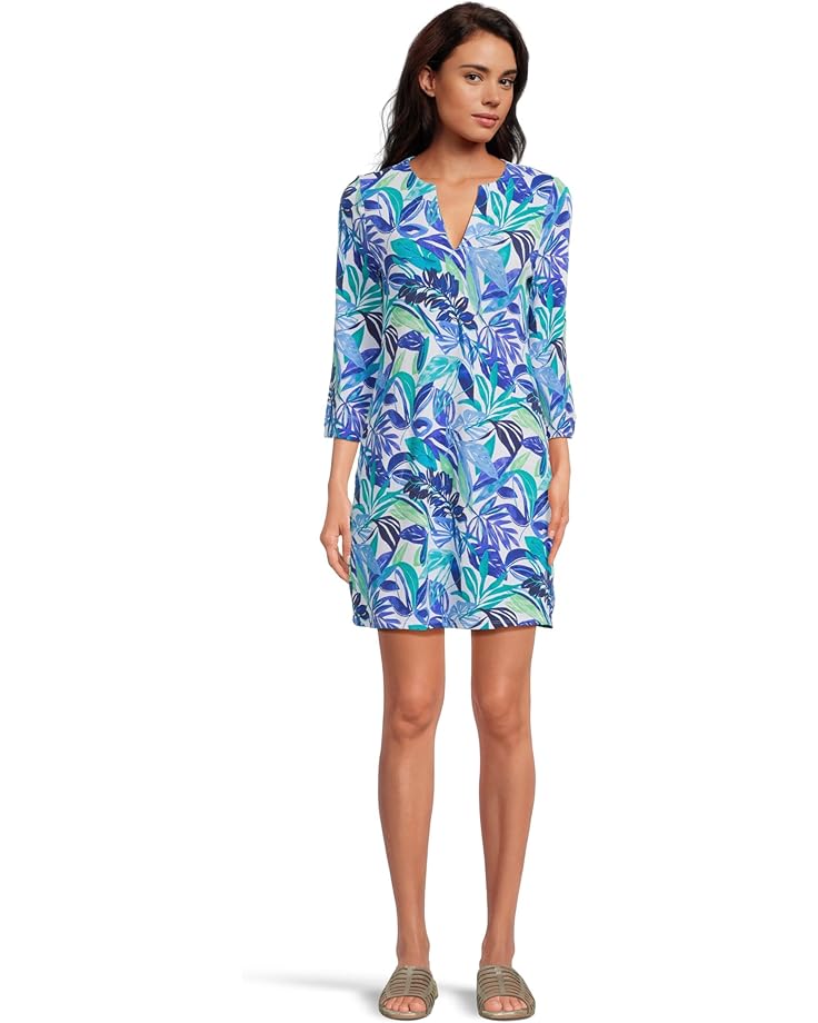 6pm Tommy Bahama Island Cays Marina Sleeve Spa Dress Women's