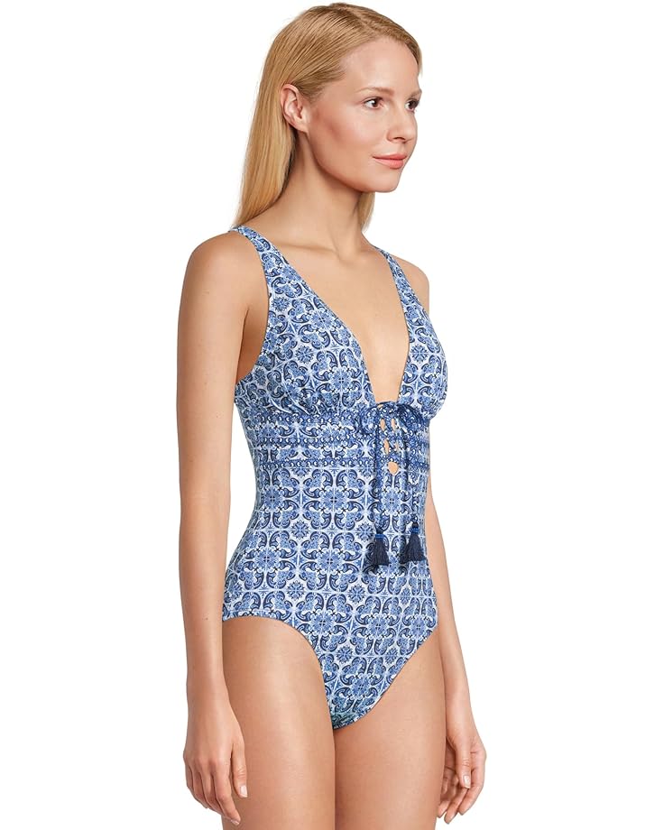 6pm Tommy Bahama Terrazzo Tile Tie Front 1Pc Women's