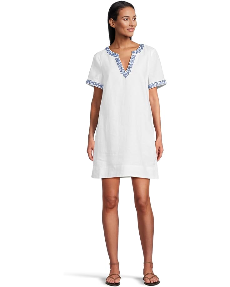Tommy Bahama Two Palms Coastal Tiles Dress Women's Cobalt Haze
