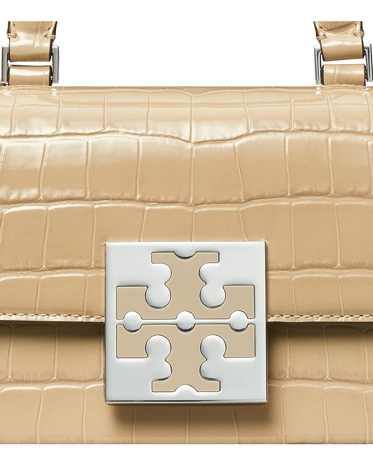 6pm Tory Burch Bon Bon Croc Embossed Mini Top-Handle Bag