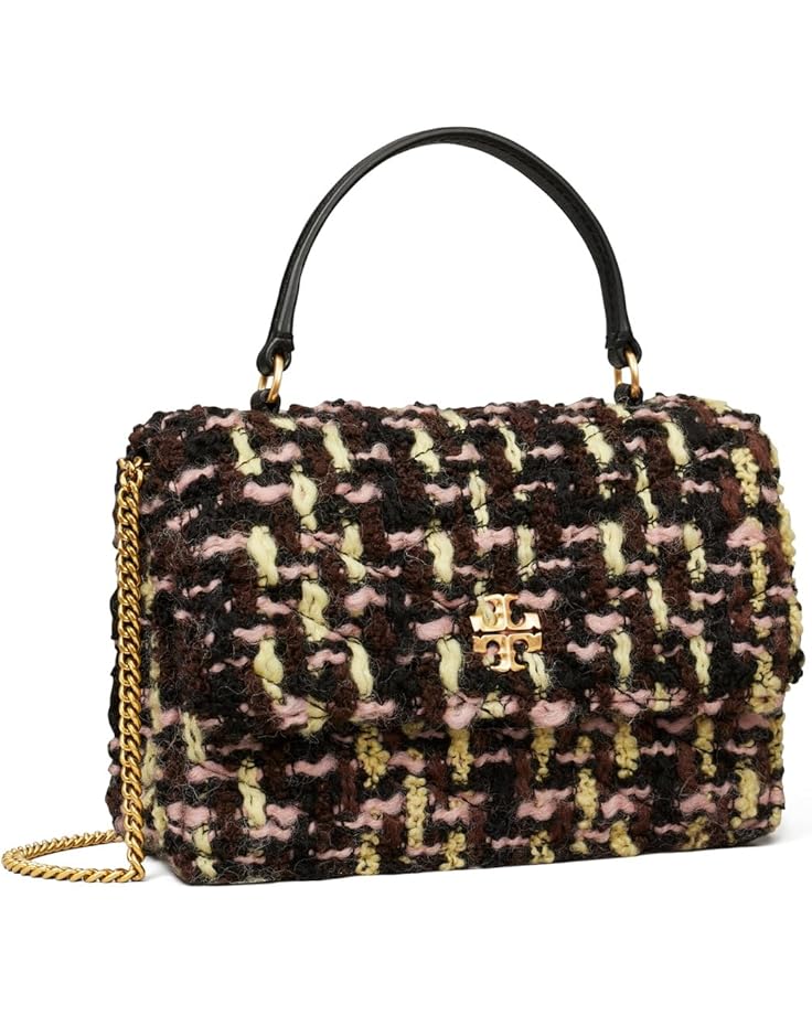 6pm Tory Burch Kira Tweed Mini Top-Handle Chain Wallet