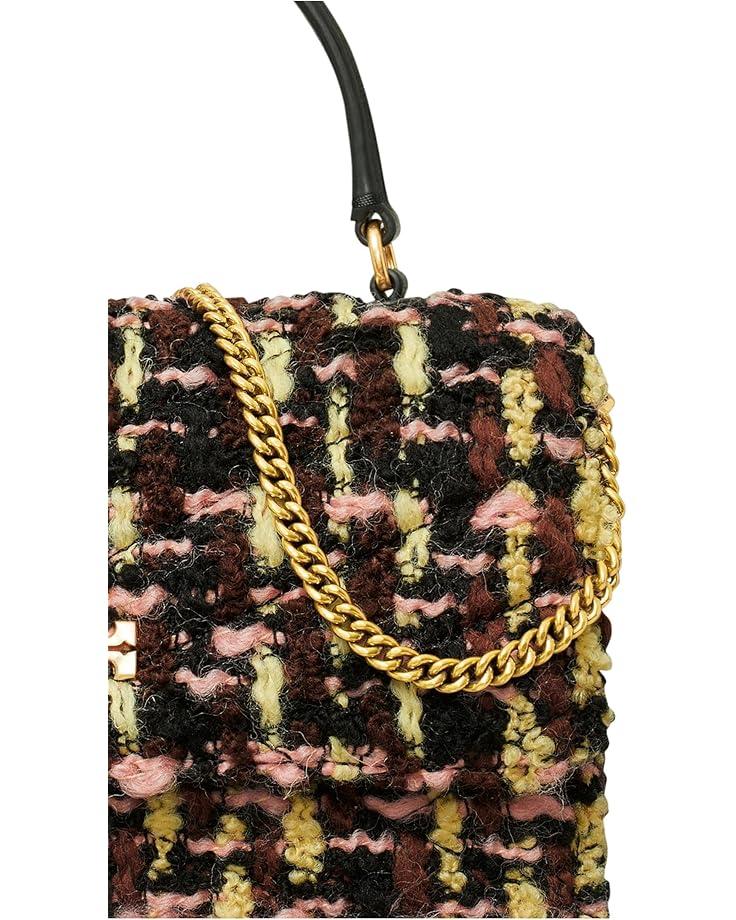 6pm Tory Burch Kira Tweed Mini Top-Handle Chain Wallet