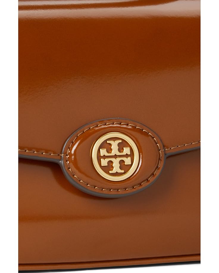 6pm Tory Burch Robinson Spazzolato Small Top-Handle Bag
