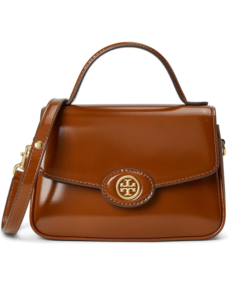 6pm Tory Burch Robinson Spazzolato Small Top-Handle Bag
