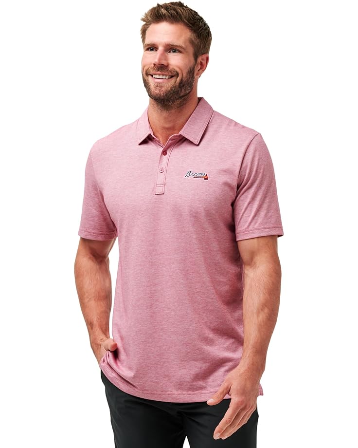 TravisMathew Atlanta Braves The Zinna Polo Men's