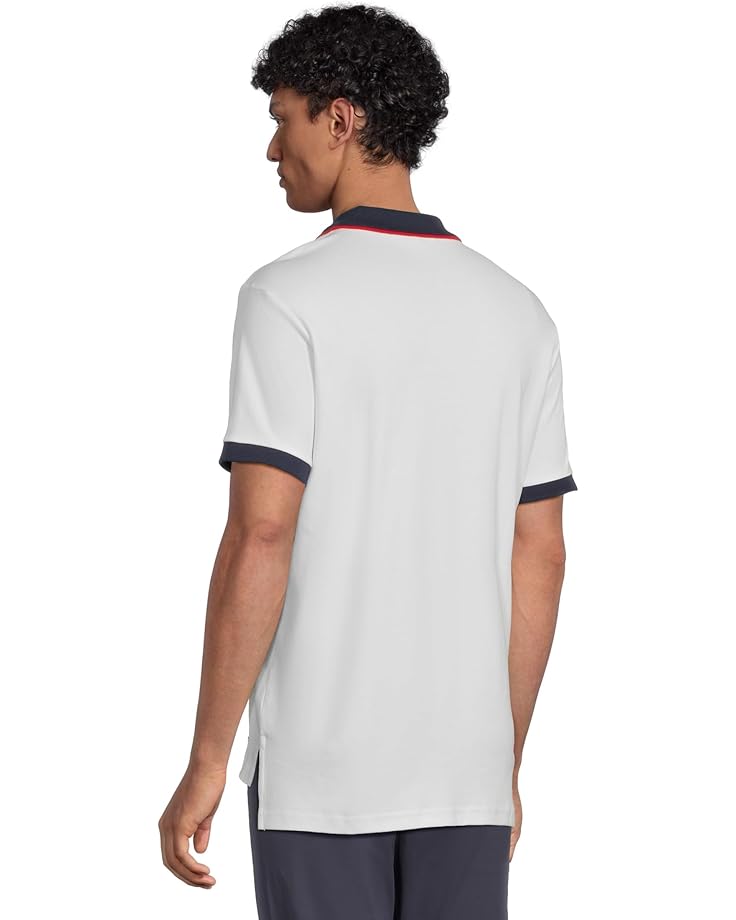 U.S. POLO ASSN. Short Sleeve Slim Fit Multicolor Pony Interlock Polo Shirt Men's