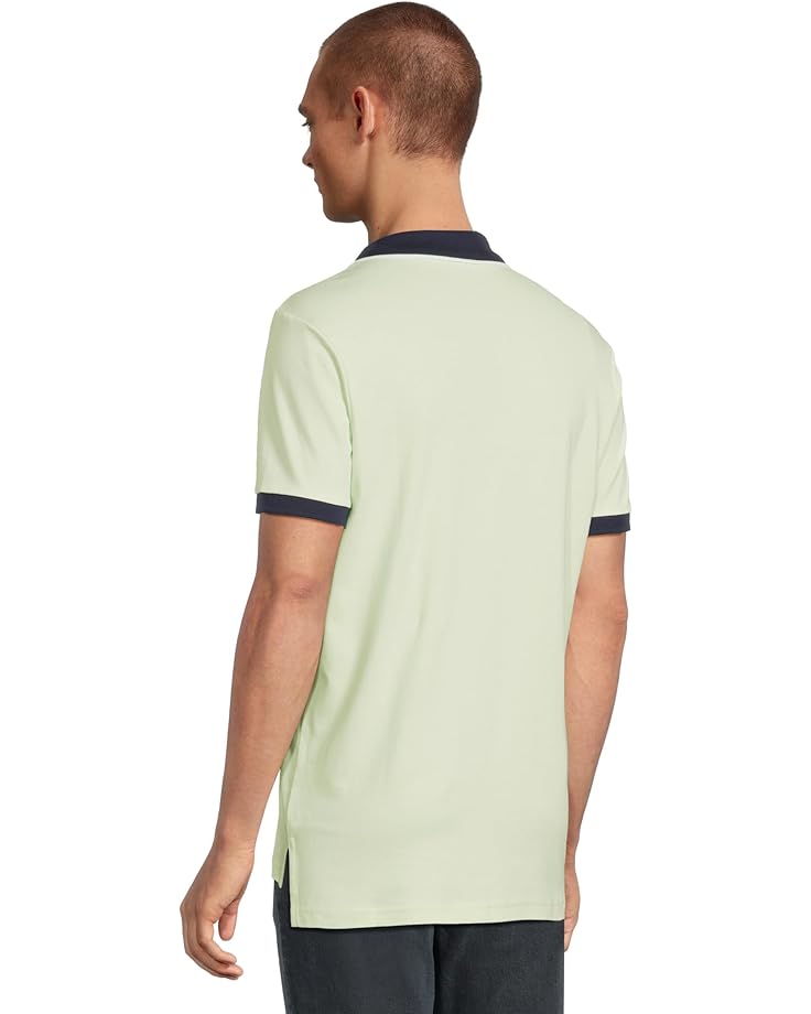 U.S. POLO ASSN. Short Sleeve Slim Fit Multicolor Pony Interlock Polo Shirt Men's