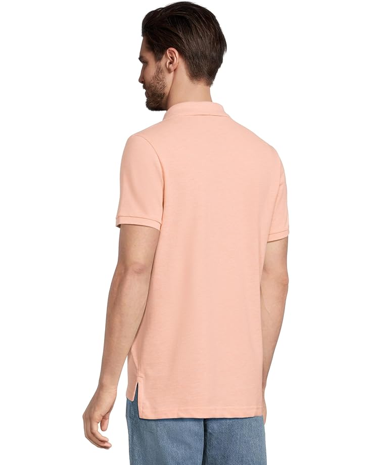 U.S. POLO ASSN. Slim Fit Big Horse Polo With Stripe Collar Men's