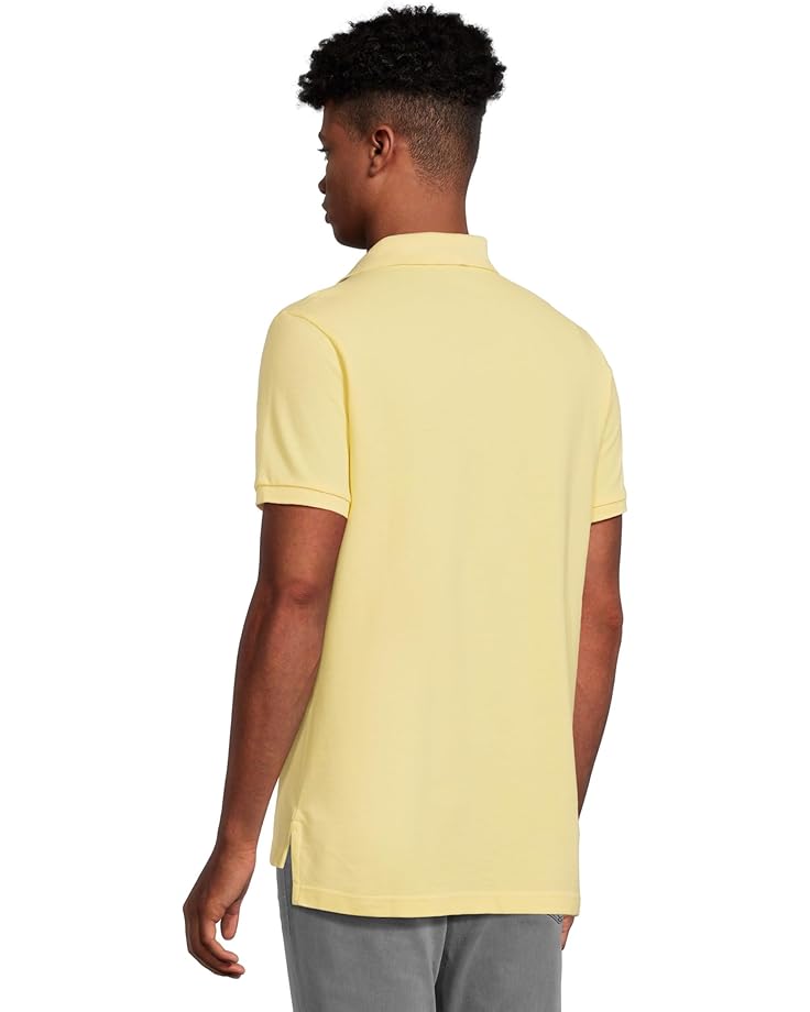 U.S. POLO ASSN. Slim Fit Big Horse Polo With Stripe Collar Men's