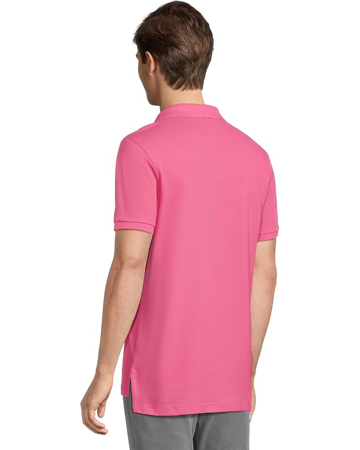 U.S. POLO ASSN. Slim Fit Big Horse Polo With Stripe Collar Men's